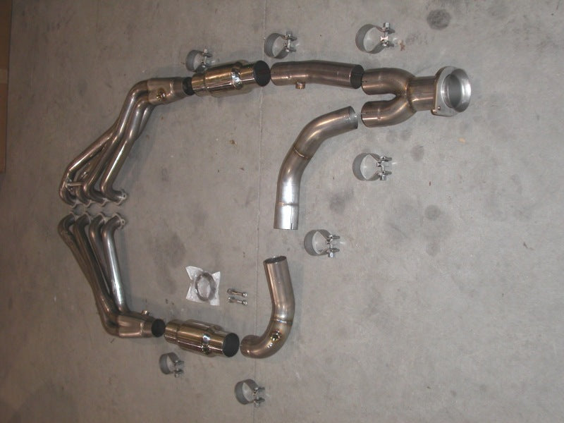 Stainless Works Chevy/GMC Truck 1999-02 Headers 2WD with Converters Headers & Manifolds Stainless Works