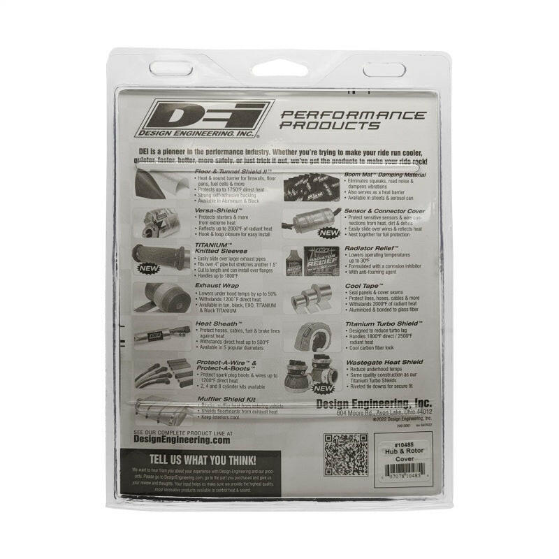 DEI Hub and Rotor Cover Thermal Sleeves DEI
