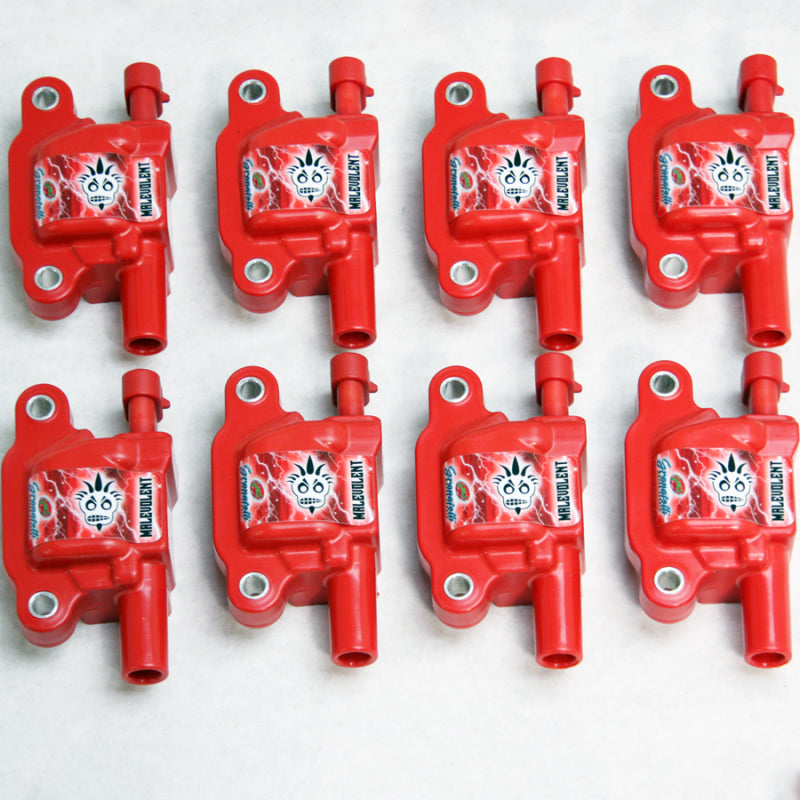 Granatelli 14-23 GM LT Malevolent Coil Packs - Red (Set of 8) Ignition Coils Granatelli Motor Sports