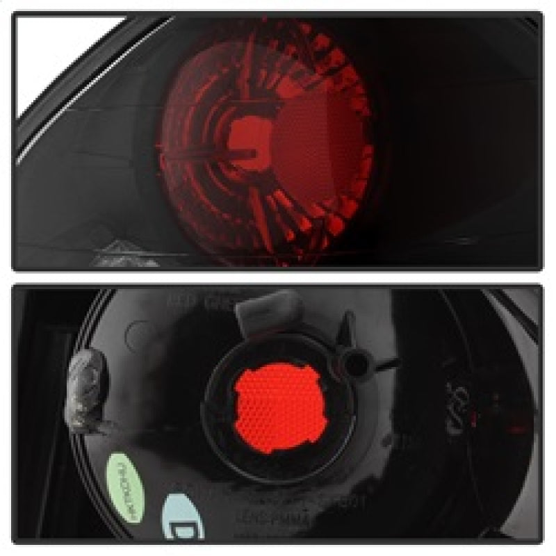 Spyder Hyundai Santa Fe 01-06 (01-04 Model use 3 Bulbs only)Euro Tail Lights Blk ALT-YD-HYSF01-BK Tail Lights SPYDER