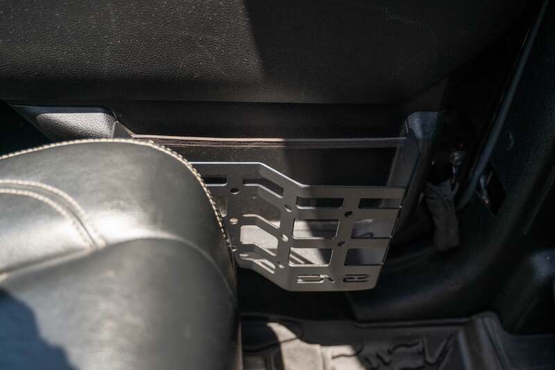 DV8 Offroad 11-18 Jeep Wrangler JK 4 Door Only Rear Door Pocket Molle Panels - Black Exterior Trim DV8 Offroad