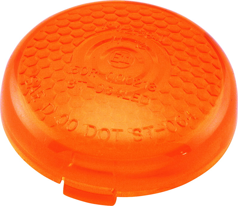Bikers Choice Replacement Honeycomb Amber Lens For LED Bullet Turn Signal Lights Corner Bikers Choice