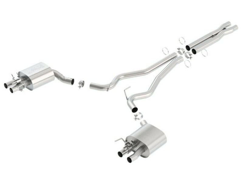 Borla 15-16 Ford Mustang Shelby GT350 5.2L ATAK Cat Back Exhaust (Uses Factory Valence) Catback Borla