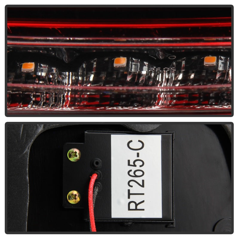 Spyder 08-11 Subaru Impreza WRX 4DR LED Tail Lights - Red Clear ALT-YD-SI084D-LED-RC Tail Lights SPYDER