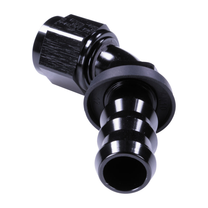 Russell 10AN Twist-Lok 60 Degree Hose End - Black Hoses Russell
