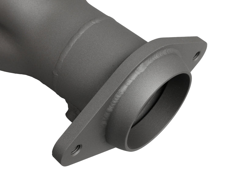 aFe Twisted Steel 304SS Short Header 15-22 Dodge Challenger SC V8-6.2L / 6.4L HEMI Titanium Coating Headers & Manifolds aFe