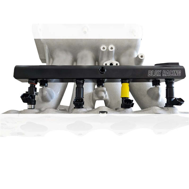 BLOX Racing Honda B-Series Xtreme Aluminum Fuel Rail - Black Fuel Rails BLOX Racing