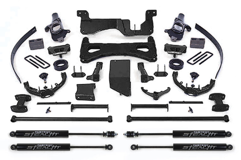 Fabtech 01-06 GM C/K2500HD 8in Perf Sys w/Stealth Lift Kits Fabtech