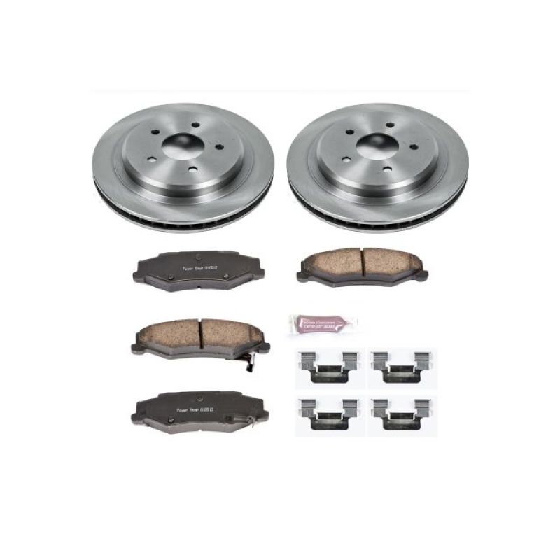 Power Stop 04-09 Cadillac XLR Rear Autospecialty Brake Kit Brake Kits - OE PowerStop
