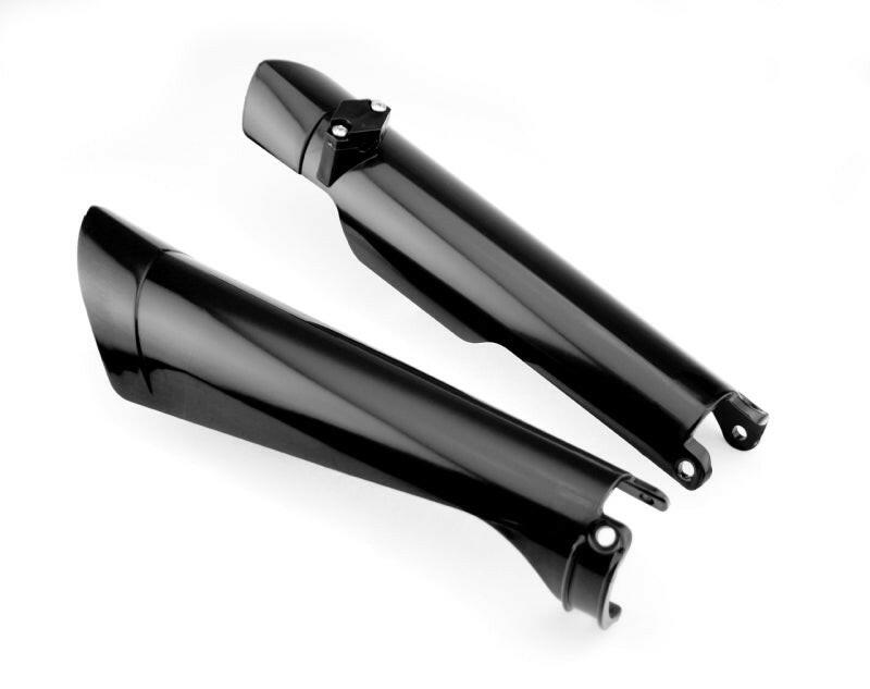 Cycra 01-14 KTM 125 SX Performance Fork Guards - Black Plastics Cycra