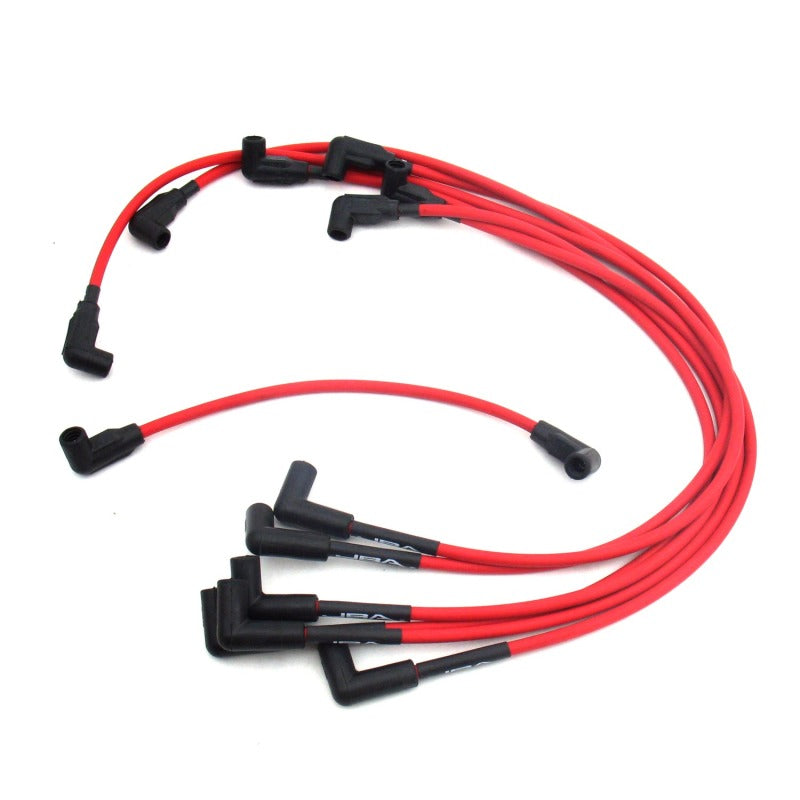 JBA 88-95 GM 4.3L Full Size Truck Ignition Wires - Red Spark Plug Wire Sets JBA