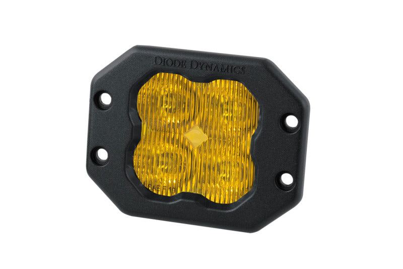 Diode Dynamics SS3 Pro ABL - Yellow SAE Fog Flush (Single) Light Accessories and Wiring Diode Dynamics
