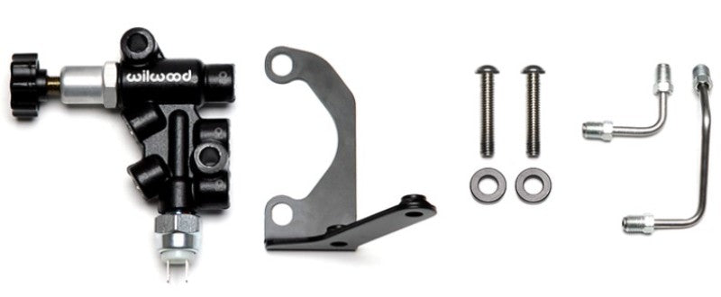 Wilwood Tandem Master Cylinder Mounting Bracket R/H Kit w/ Prop Valve Brake Hardware Wilwood