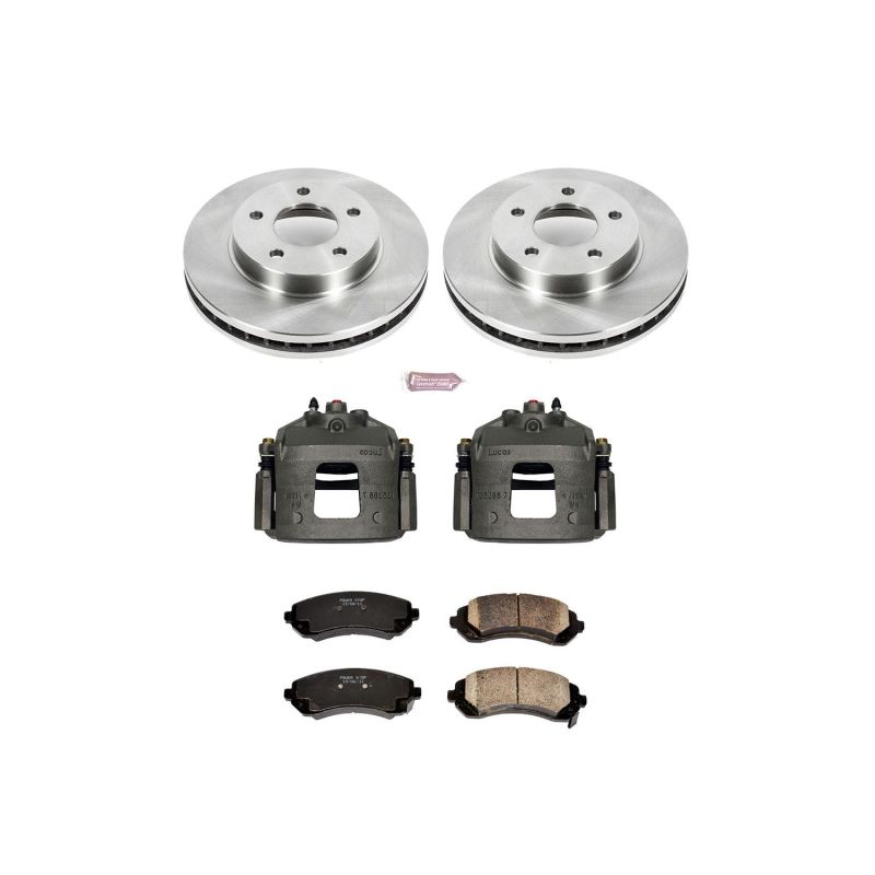 Power Stop 02-07 Buick Rendezvous Front Autospecialty Brake Kit w/Calipers Brake Kits - OE PowerStop