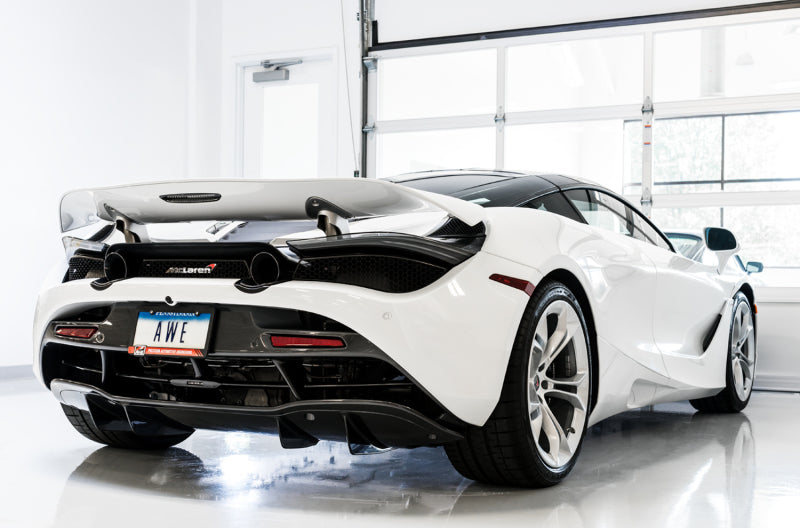 AWE Tuning McLaren 720S Performance Exhaust - Diamond Black Tips Catback AWE Tuning