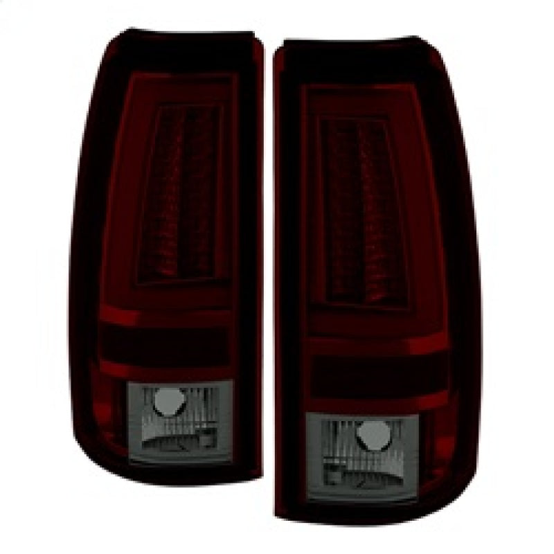 Spyder Chevy Silverado 1500/2500 03-06 Version 2 LED Tail Lights - Red Smoke ALT-YD-CS03V2-LED-RS Tail Lights SPYDER