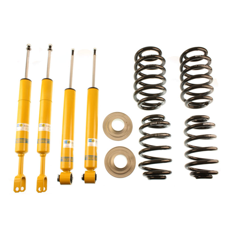 Bilstein B12 2003 Audi A4 Quattro Base Front and Rear Complete Suspension Kit Shock & Spring Kits Bilstein