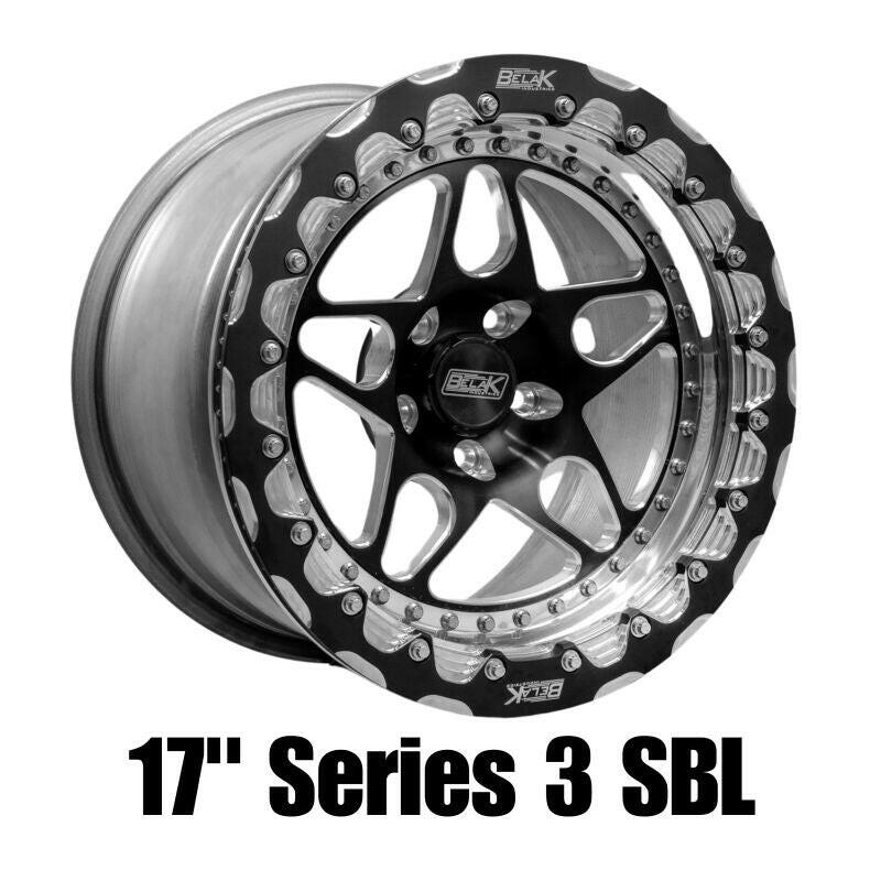Belak 17x10.5 / 7in BS / 5x127 BP / High Pad / Series 3 Wheel - Single beadlock Wheels - Forged Belak Wheels