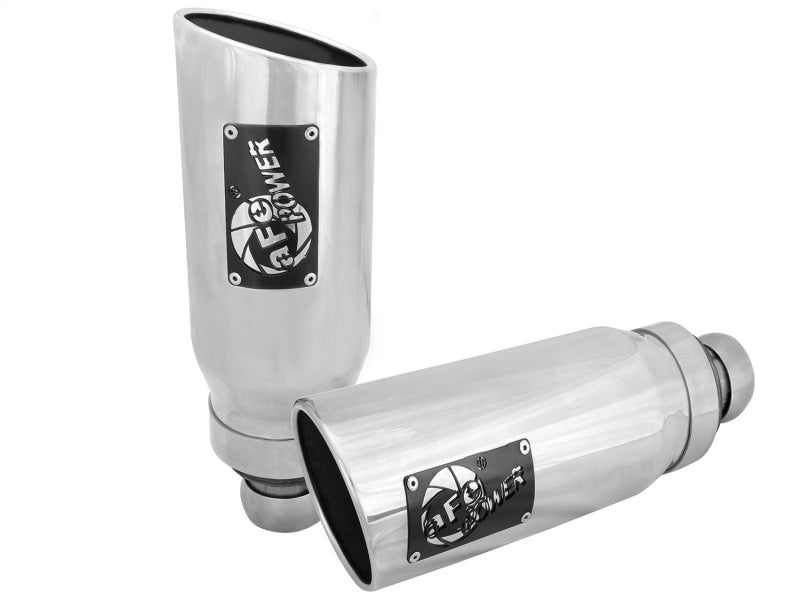 aFe Power MACH Force-XP 5in 09-15 Dodge Ram V8-5.7L/3.0L (td) 409 SS Exhaust Tip Upgrade Catback aFe