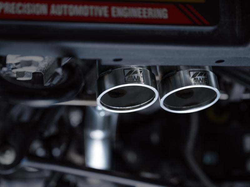 AWE Tuning 22-24 Ford Bronco Raptor 4WD Dual BashGuards Cat-Back SwitchPath Exhaust (No Tips) Catback AWE Tuning