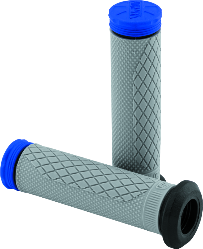 ProTaper Tri Density Full Diamond ATV Grips - Blue Grips ProTaper
