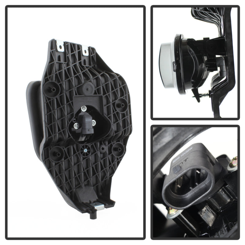 Spyder Ford F250 F350 F450 F550 XLT 2011-2016 OEM Style Fog Lights W/Switch Smoke FL-FF25011-SM Fog Lights SPYDER