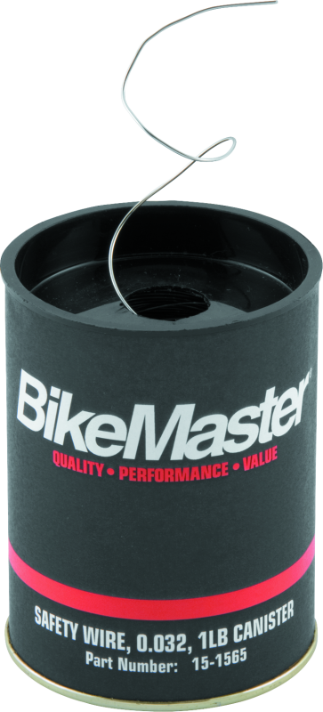 BikeMaster 0.032in Safety Wire Can - 1lb Tools BikeMaster