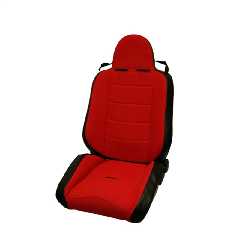 Rugged Ridge XHD Off-road Racing Seat Reclinable Red 76-02 CJ&Wr Race Seats Rugged Ridge
