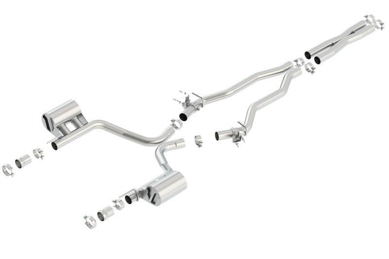 Borla 2015 Dodge Challenger SRT/392 Hemi 6.4L V8 ATAK Catback Exhaust w/ Valves Factory Bezel Catback Borla