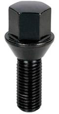 Project Kics 28MM THREAD / 52MM TOTAL Black Special Wheel Lug Bolt For BMW - 12X1.50 Wheel Bolts Project Kics