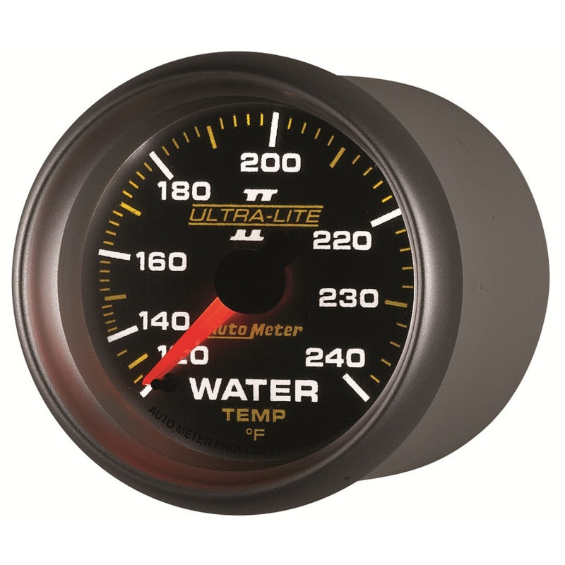 Autometer Ultra-Lite II 52mm 120-240 Deg F Mechanical Water Temp Gauge Gauges AutoMeter