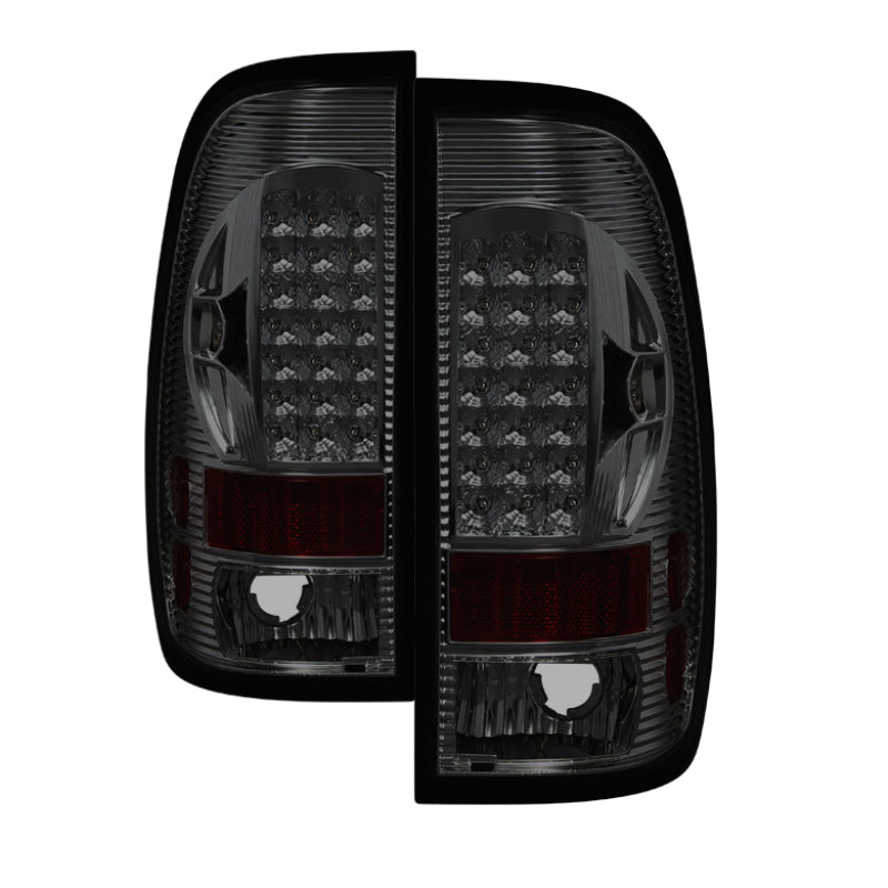 xTune Ford F150 Styleside 97-03 / F250/350/450/550 99-07 LED Tail Lights Smoke ALT-ON-FF15097-LED-SM Tail Lights SPYDER