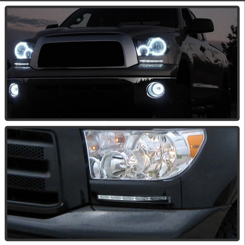 Spyder Toyota Tundra 07-13 Daytime LED Running Lights (XSP-X Model Look)wo/swtch Blk FL-DRL-TTU07-BK Daytime Running Lights SPYDER