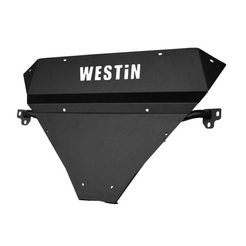 Westin 2014-2018 Chevy Silverado 1500 Outlaw Bumper Skid Plate - Textured Black Skid Plates Westin
