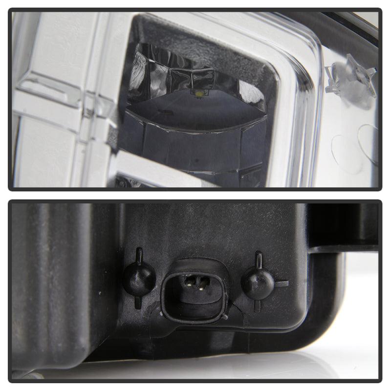 Spyder 16-18 Chevy Silverado 1500 OEM Style Full LED Fog Light w/Switch - Clear (FL-CSIL16-LED-C) Fog Lights SPYDER
