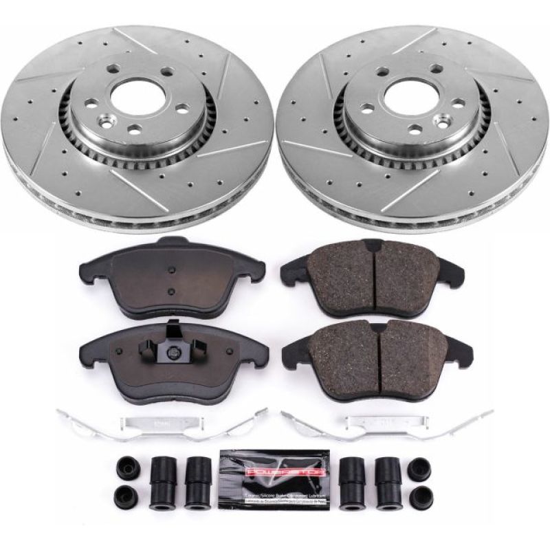 Power Stop 08-15 Land Rover LR2 Front Z23 Evolution Sport Brake Kit Brake Kits - Performance D&S PowerStop