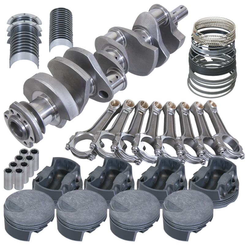 Eagle Chevy 454 4.250in Crank 6.385in I-Beam Rods -3cc Flat Top 4.310in Pistons Rotating Assembly Rotating Assemblies Eagle