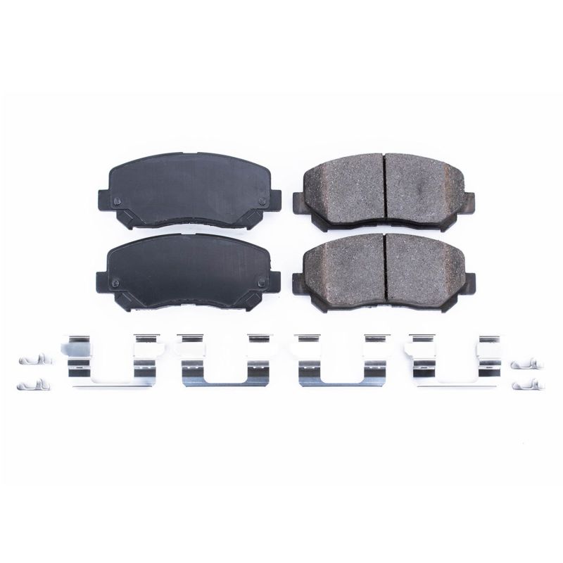 Power Stop 15-17 Chrysler 200 Front Z17 Evolution Ceramic Brake Pads w/Hardware Brake Pads - OE PowerStop