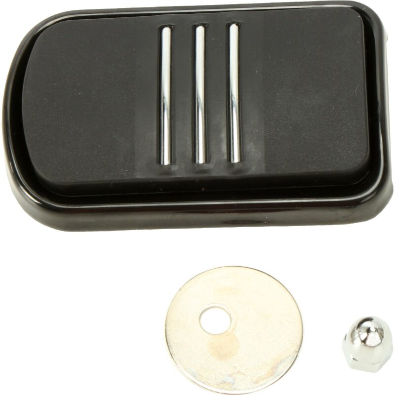 Bikers Choice 80-Up Touring 86-17 FLST 12-16 FLD Brake Pedal Pad Black Replaces H-D 42712-04 Pedals Bikers Choice