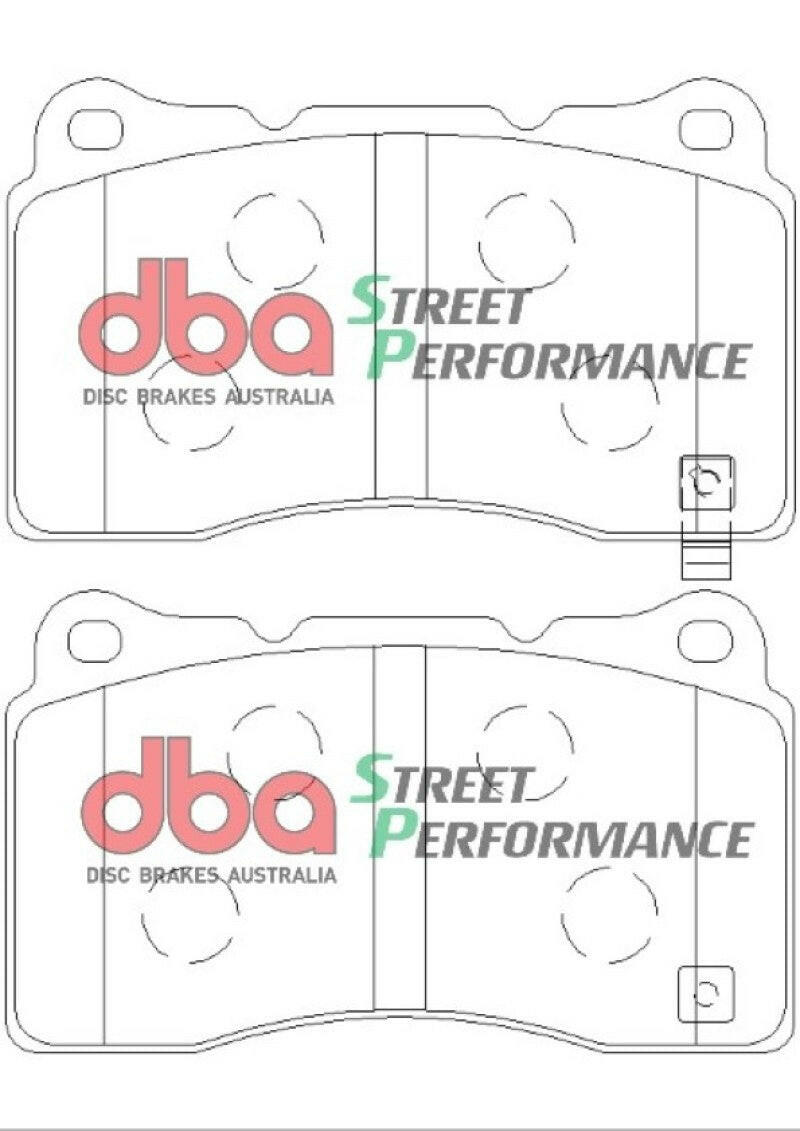 DBA 04-14 Subaru Impreza WRX STI SP500 Front Brake Pads Brake Pads - Performance DBA