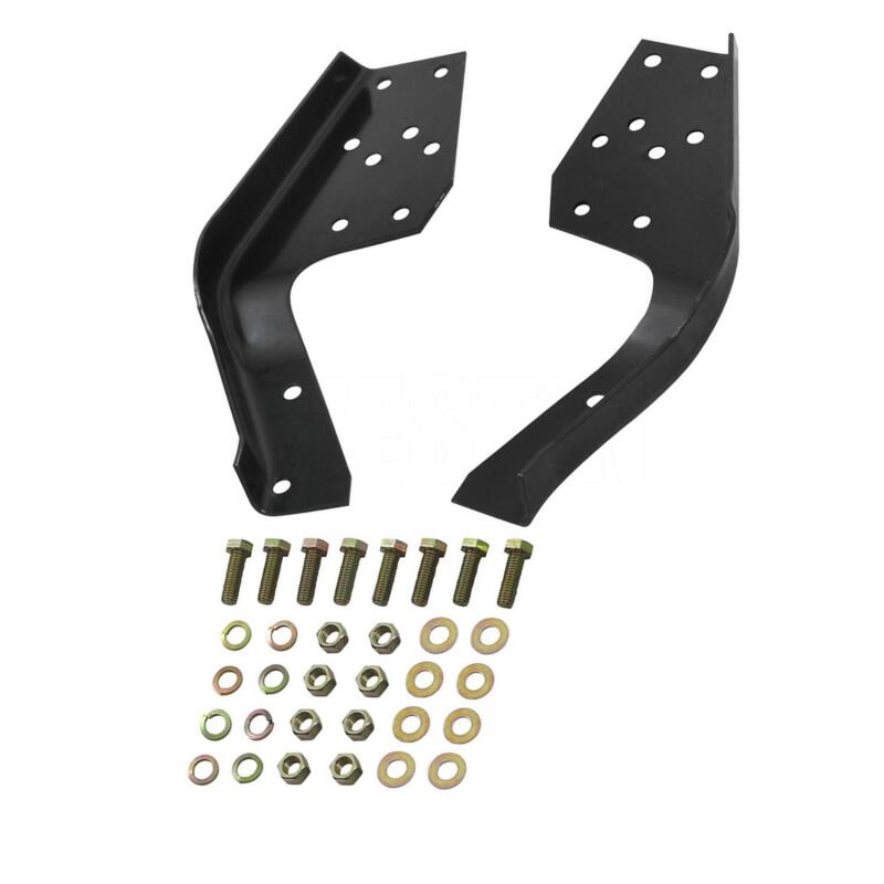 Westin/Fey 83-86 Mitsubishi Pickup / 80-88 Toyota Pickup Universal Bumper Mount Kit - Black Hardware Kits - Other Westin