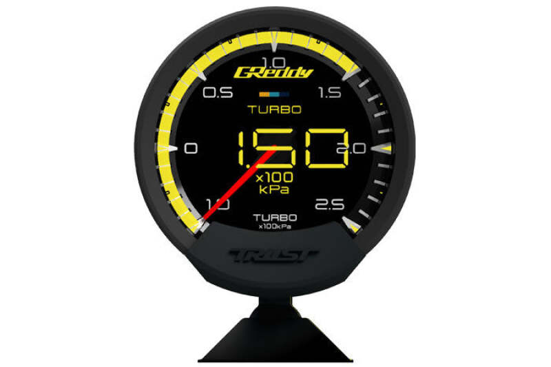 GReddy Sirius Unify Turbo Boost Gauge Set (Sirius Meter w/Boost Pressure Sensor Set & Vision Displ) Gauges GReddy