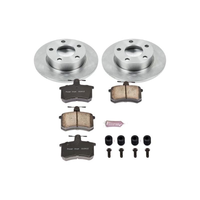 Power Stop 96-01 Audi A4 Quattro Rear Autospecialty Brake Kit Brake Kits - OE PowerStop
