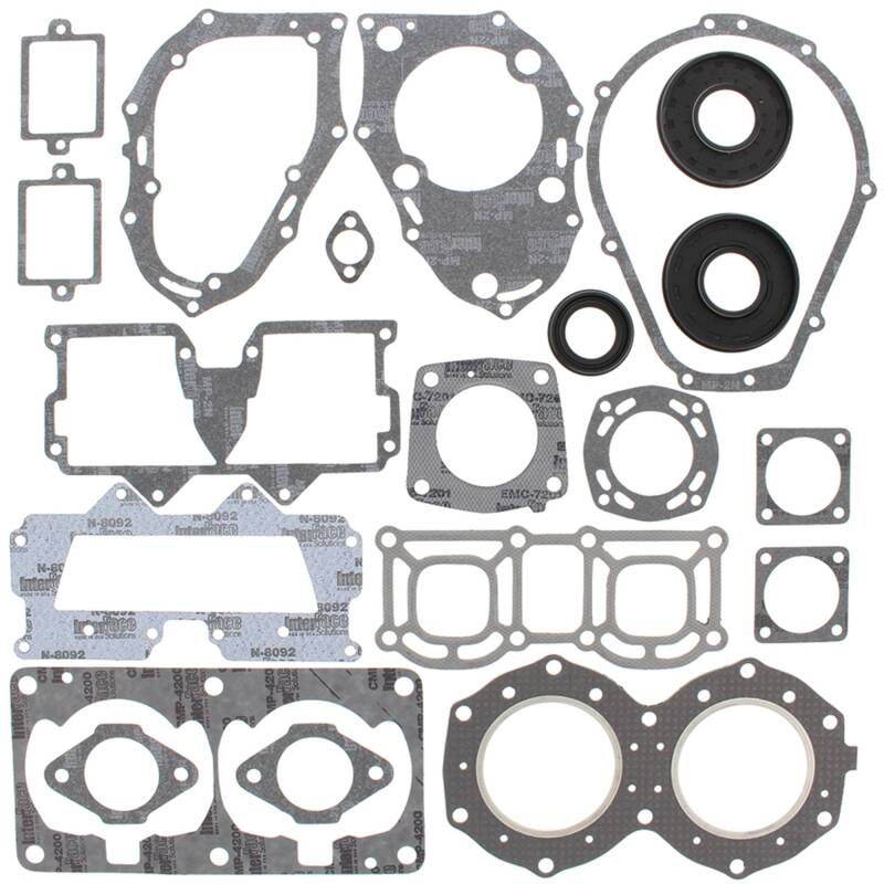 Vertex Gaskets 90-92 Yamaha 650 Super Jet Complete Gasket Kit w/ Oil Seals Engine Hardware Vertex Pistons