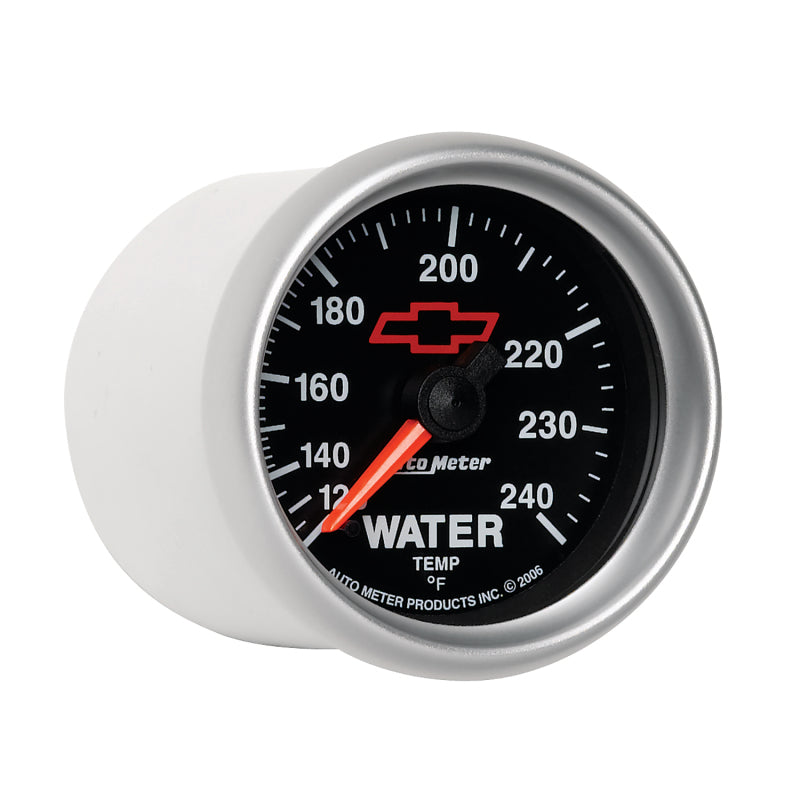 Autometer Sport-Comp II 2-1/16in 120-240 Deg Mechanical Water Temp Gauge - Bowtie Black Gauges AutoMeter