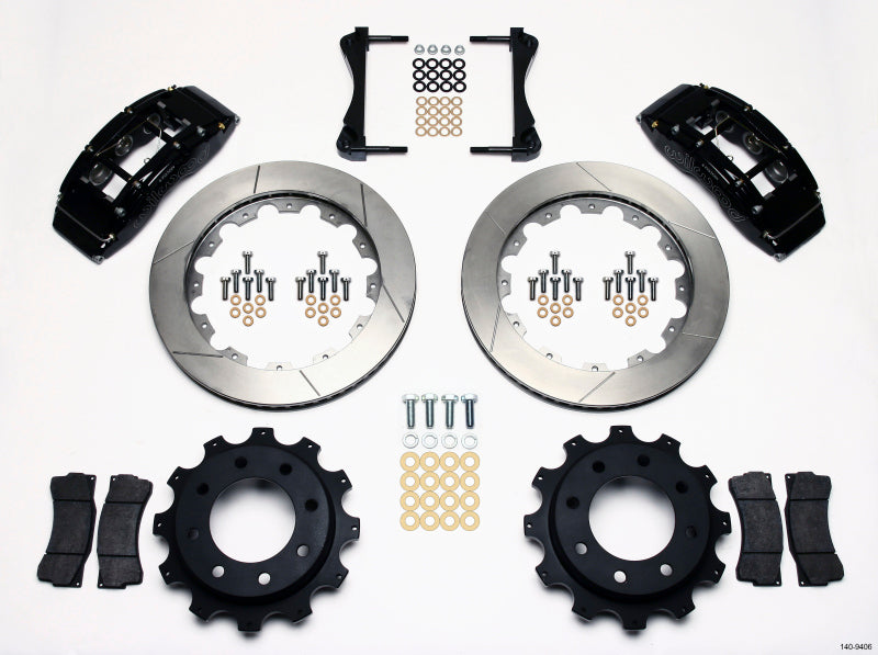 Wilwood TC6R Rear Kit 16.00in 1999-2010 GM Trk 2500 HD 4.84 Cntr Big Brake Kits Wilwood