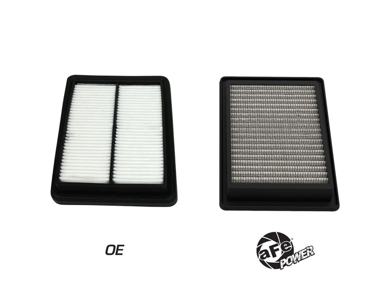 aFe Magnum FLOW OE Replacement Air Filter w/ Pro DRY S Media Nissan Rogue 14-20 L4-2.5L Air Filters - Direct Fit aFe
