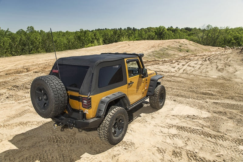 Rugged Ridge Montana Top Bowless Black Diamond 07-18 Jeep Wrangler JK 2-Dr Soft Tops Rugged Ridge