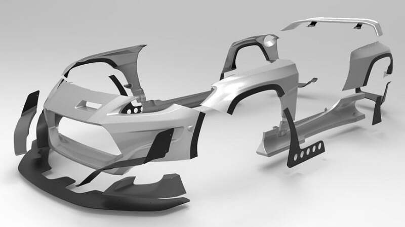 GReddy Pandem 2022+ Toyota GR86 Rocket Bunny Optional Wing Spoilers GReddy