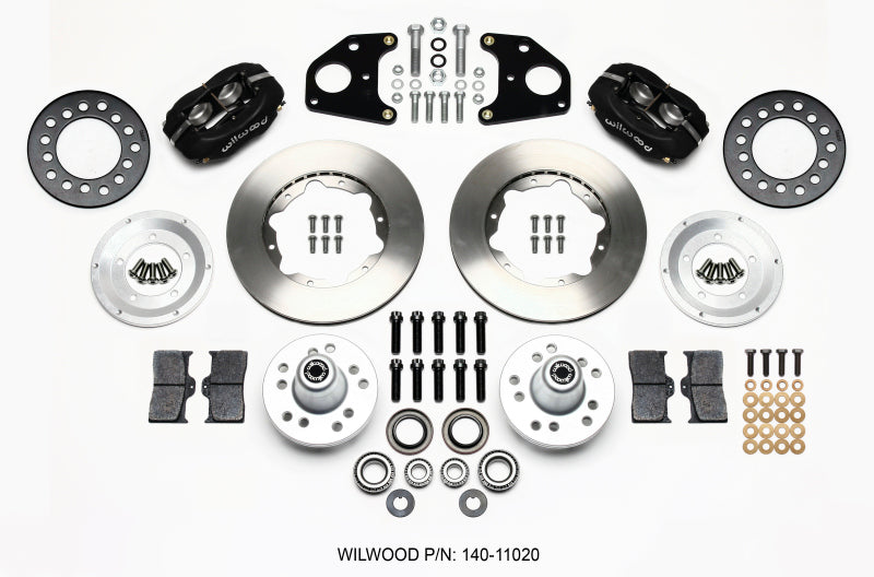 Wilwood Forged Dynalite Front Kit 11.00in 62-72 CDP B & E Body-Drum Big Brake Kits Wilwood
